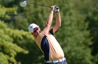 Photo by Jacob Moore

Kody Alexander, masters in business administration and member of the men's golf team, practices at the Country Club of Jackson.